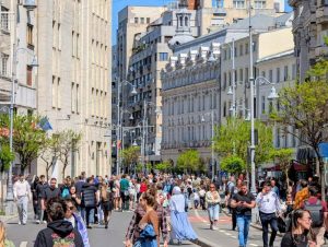 Mitinguri Pro-UE la București: Europa și Călin Georgescu