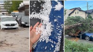Furtuni și grindină în România: Inundații în Tulcea, acoperiș smuls în Focșani