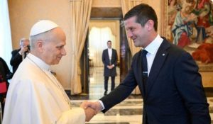 Întâlnirea emoționantă a lui Cristi Chivu cu Papa Leon al XI
